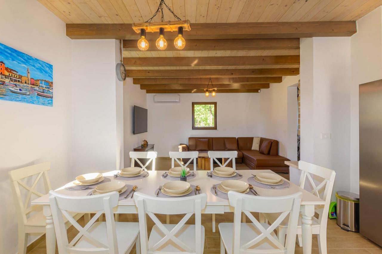 Villa David - Luxurious Secluded Villa With A Heated Pool Butkovici  Exterior photo
